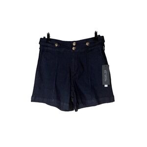 RACHEL ZOE Women's Hi-Rise Short Dark Blue Size 4